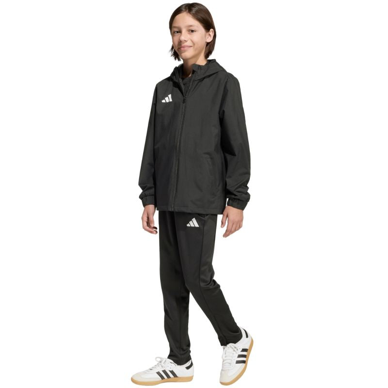 adidas Entrada 26 All Weather Kids Jacket Black JZ9104