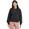 Felpa Donna adidas Essentials Small Logo Feelcozy Nera JC5932