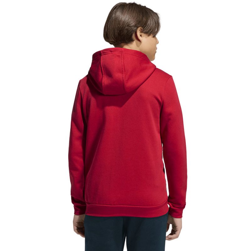 adidas Entrada 26 Full Zip Hoodie for Kids Red KH1781