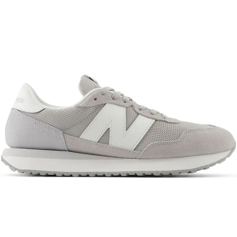 Sneakers New Balance 237 da uomo in pelle scamosciata grigia (MS237LGG)