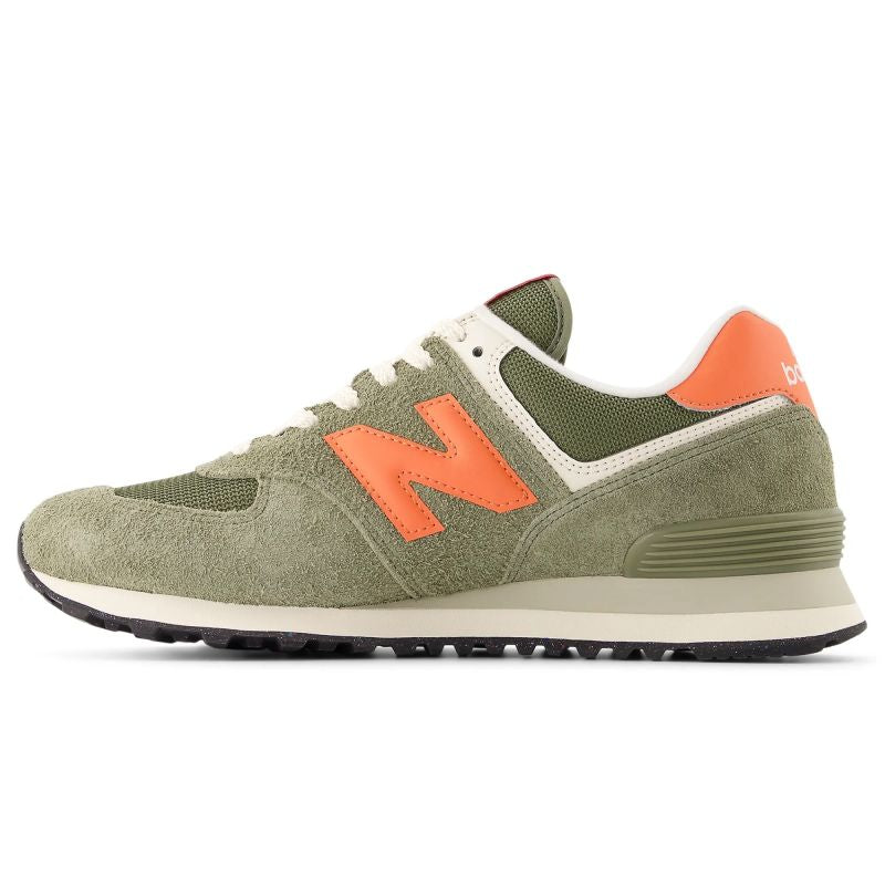 New Balance U574 lifestyle green unisex sneakers (U574BGR)