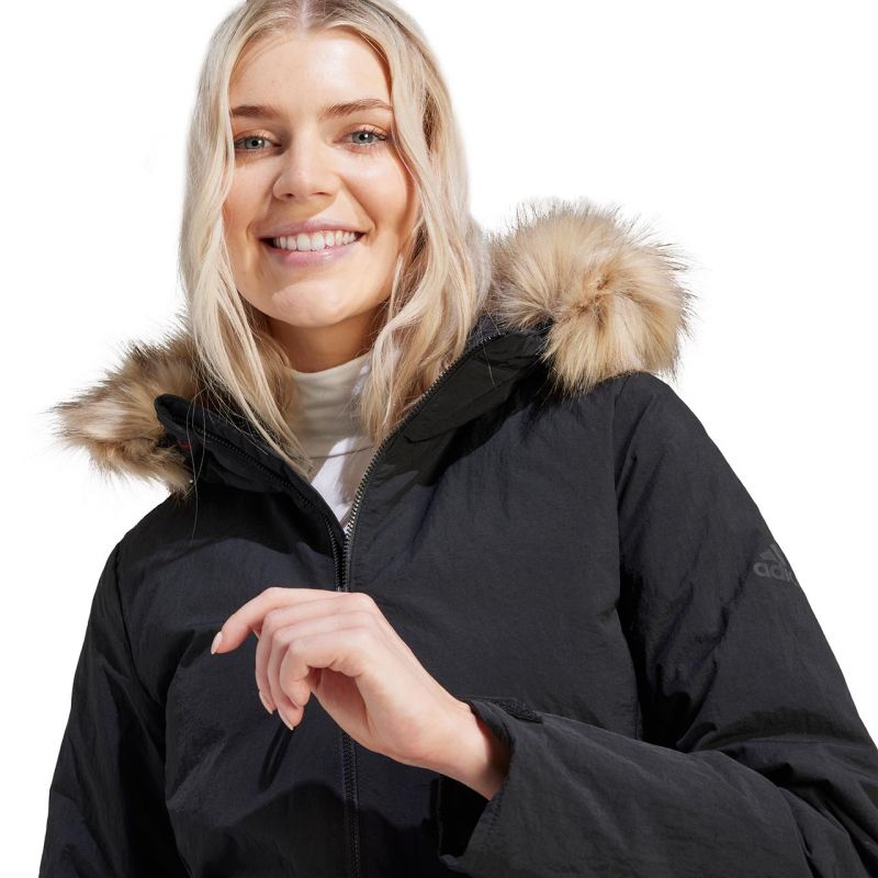 adidas Parka con cappuccio in pelliccia W IJ8260