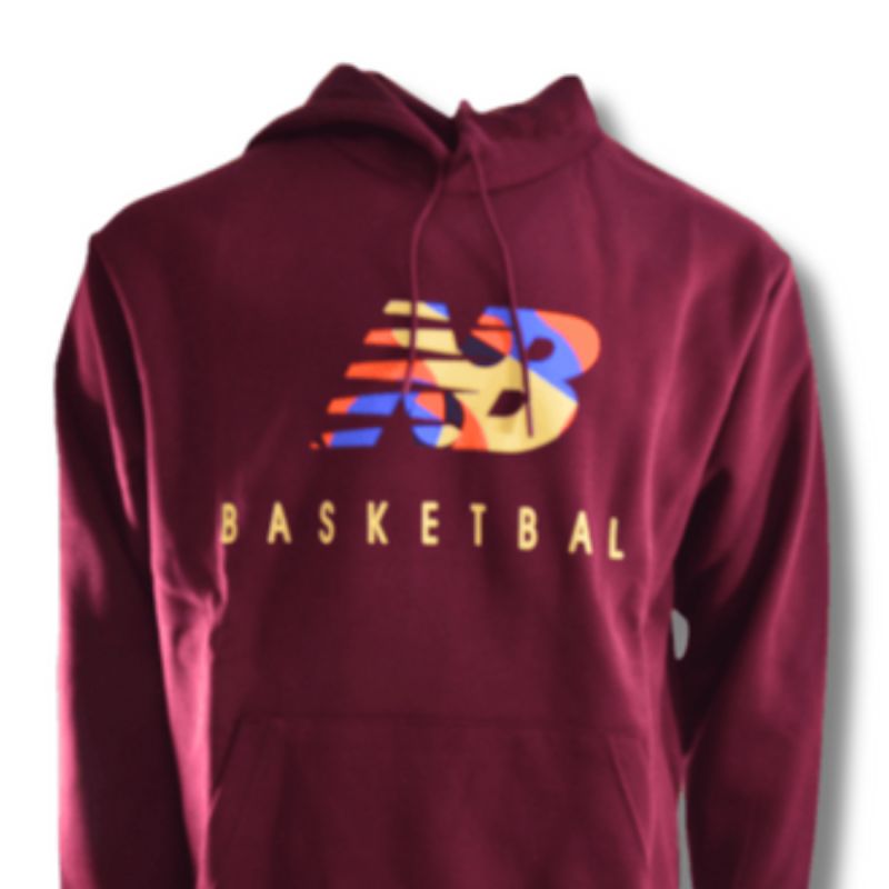Felpa con cappuccio New Balance Hoops Classics - MT23585-NBY