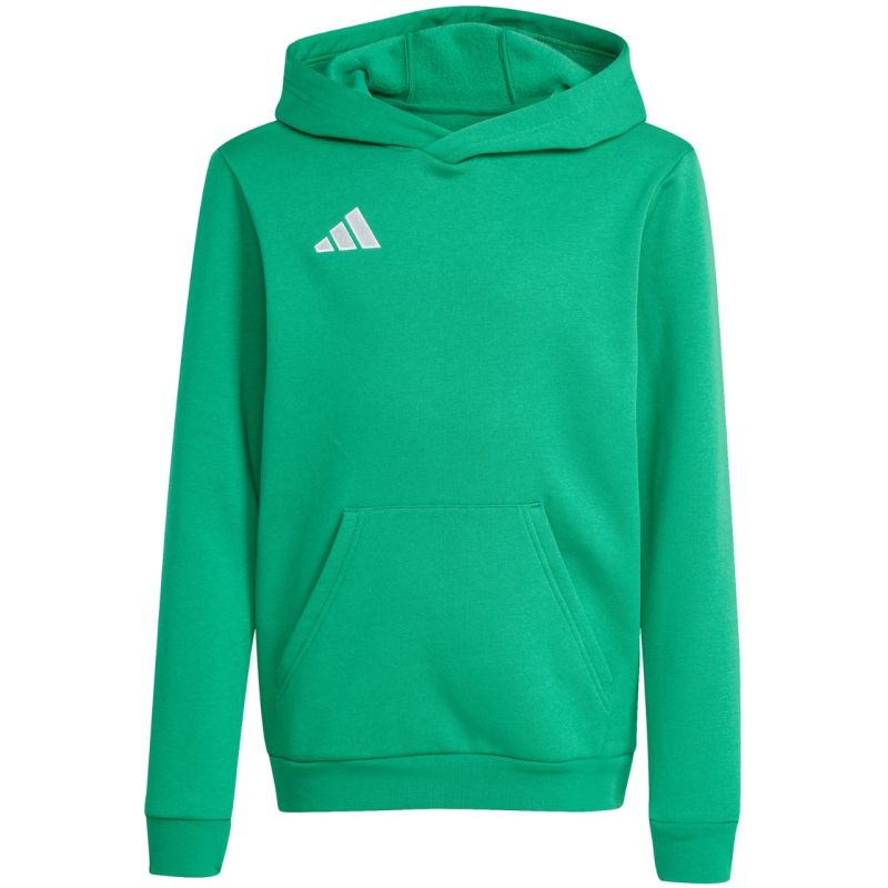 Felpa con cappuccio Adidas Entrada 22 verde JZ6563 per bambini