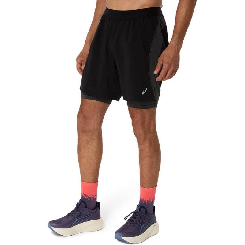 Asics Road 2N1 7IN Shorts M 2011D246001