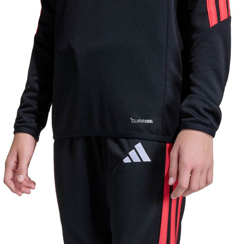 adidas Tiro 26 League Training Top for kids, black, white, and red, JY7159