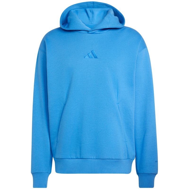 Men's adidas ALL SZN Fleece Hoodie blue KC3182