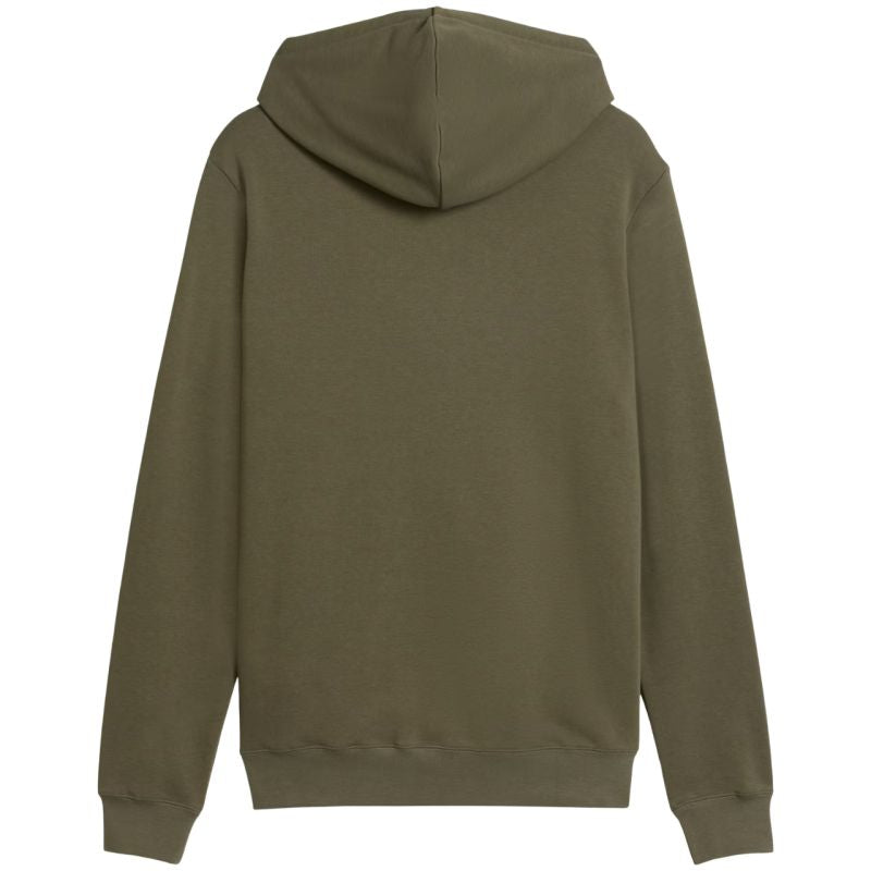 Puma felpa con cappuccio da uomo ESS 2 colori con logo piccolo n. 1 verde oliva 684719 81