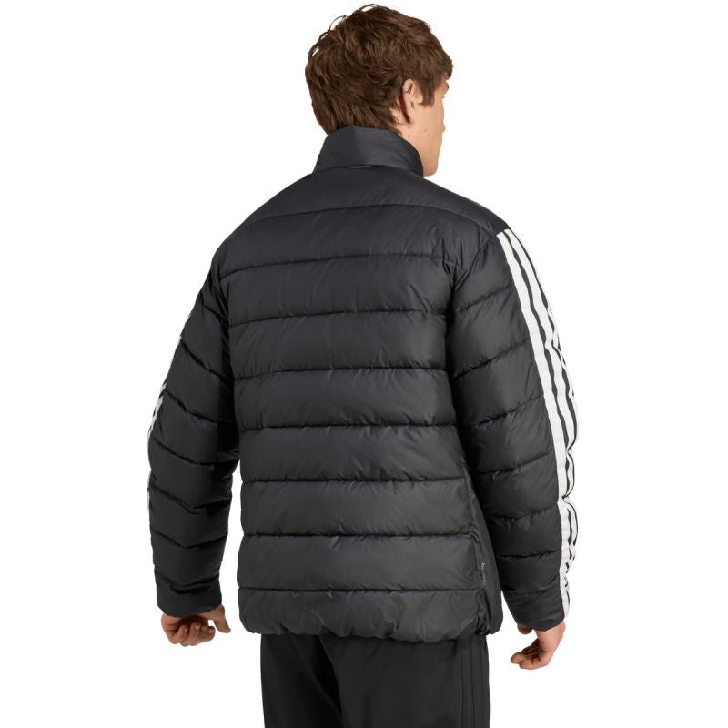 Giacca adidas Essentials 3 strisce da uomo nera JM8416