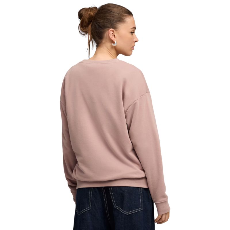 Puma ESS Small No. 11 Logo Relaxed Crew Felpa Donna Rosa 684975 88
