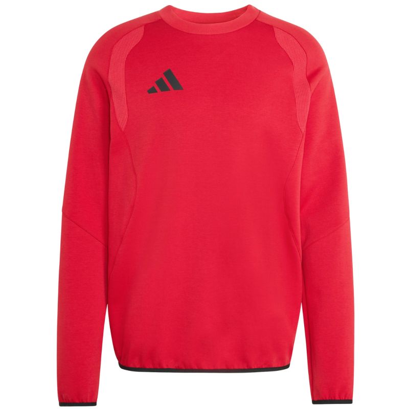 adidas Tiro 26 Travel Crew, felpa da uomo, rossa KD3324