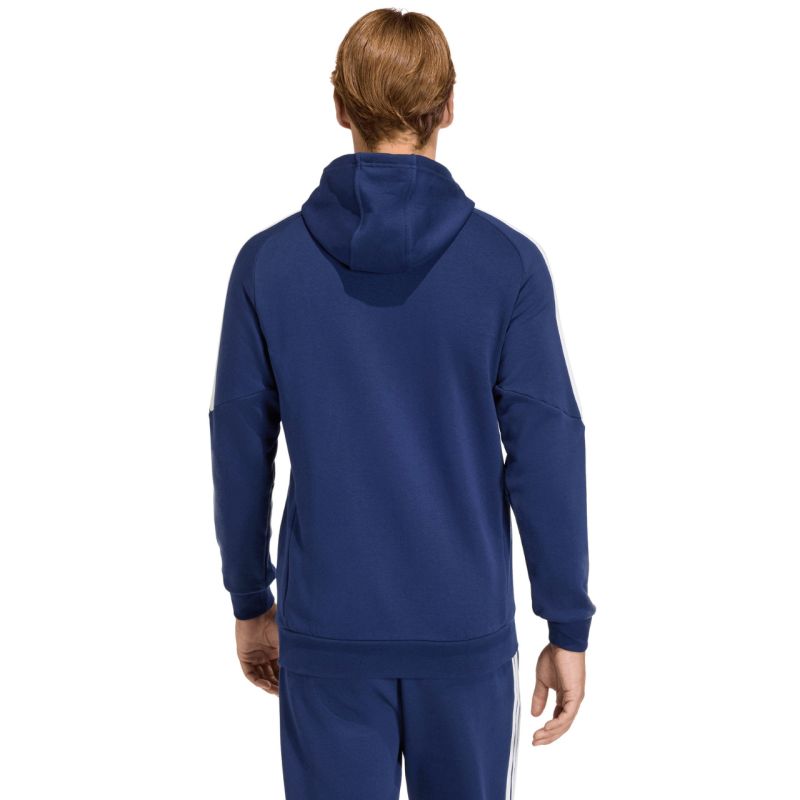 Felpa con cappuccio intera con zip adidas Tiro 26 League da uomo Blu navy KF3320