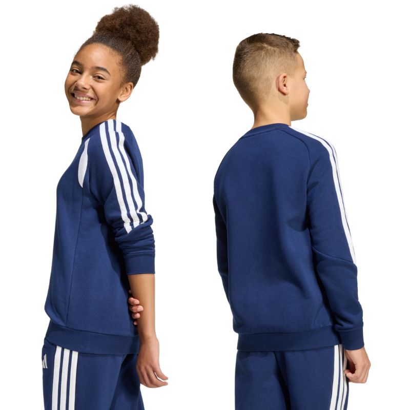 Felpa adidas Tiro 23 League Girocollo Blu Navy KF5821 per Bambini