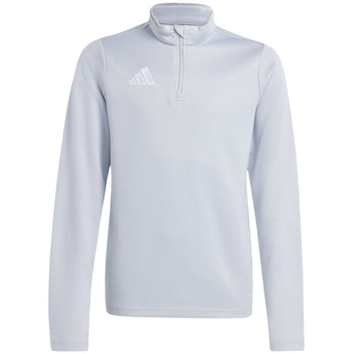 adidas Entrada 26 Training Top light gray kids sweatshirt JZ6637