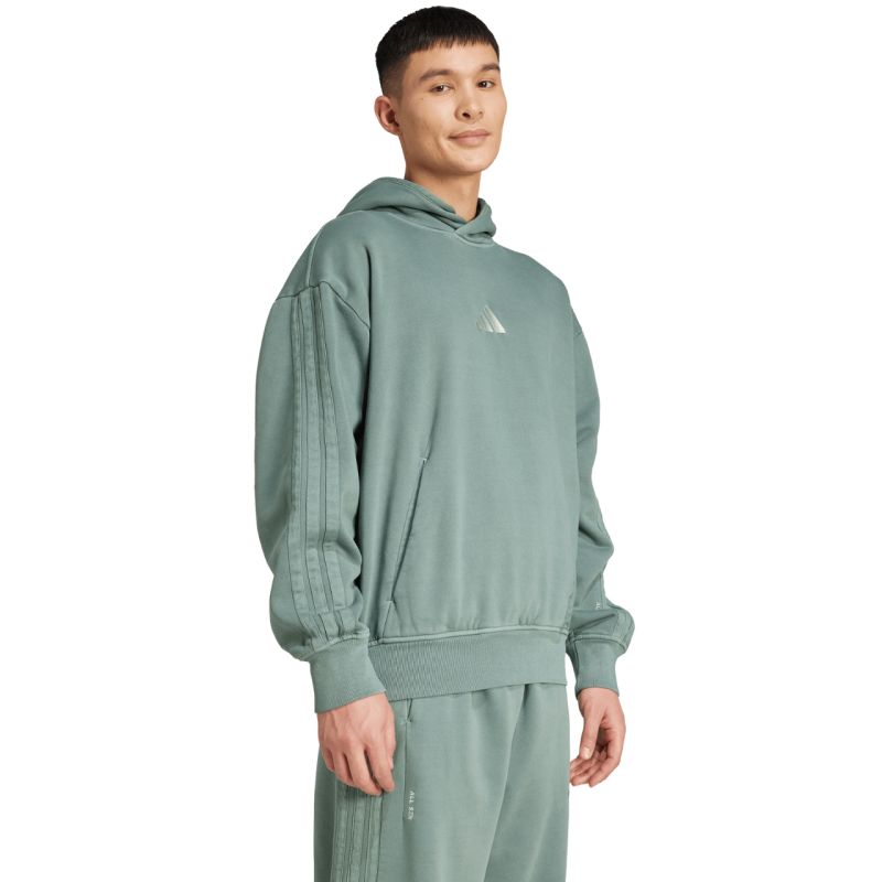 Men's adidas sweatshirt A SZN W FL HD green JL6538