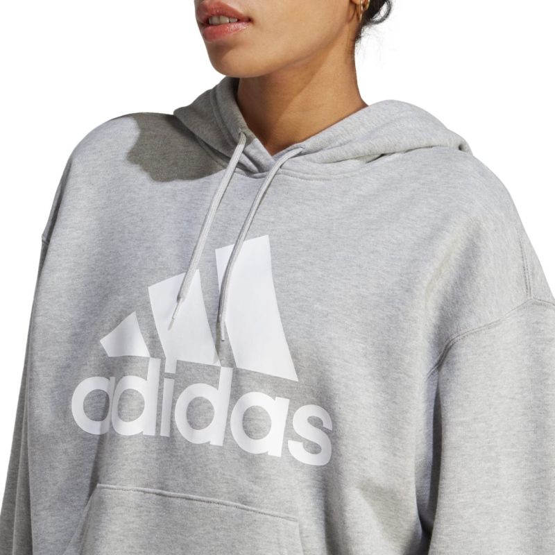 Felpa con cappuccio in spugna oversize adidas Essentials Big Logo W IC9865