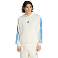 Felpa con cappuccio in spugna francese 3 Strisce adidas Essentials da uomo crema KD4901