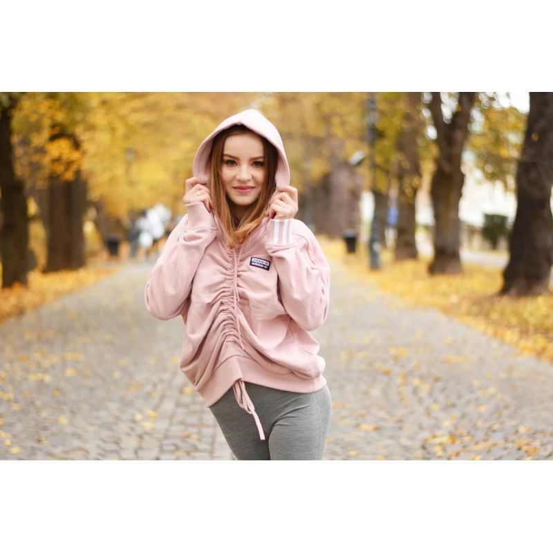 Felpa con Cappuccio Arricciata Adidas W EC0782