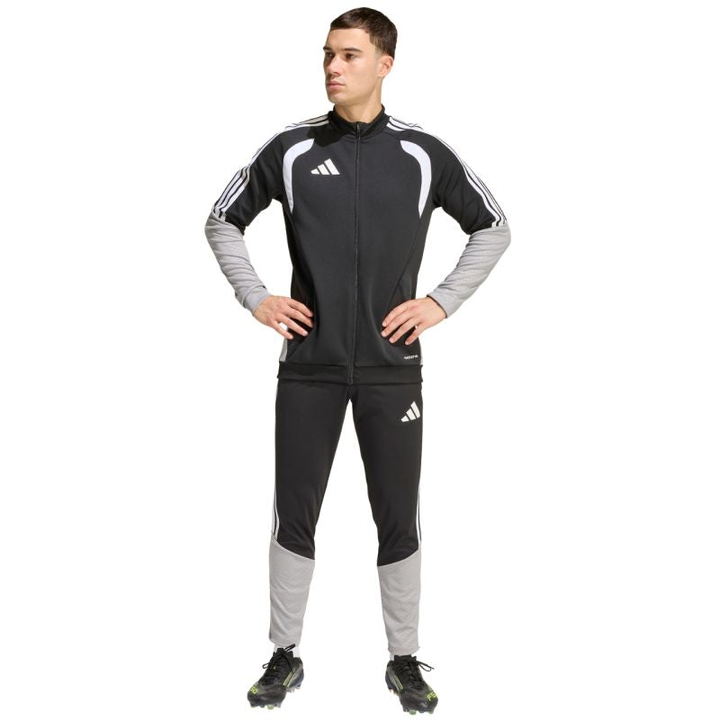 Men's adidas Tiro 26 Competition Training sweatshirt black, gray, and white JX4260