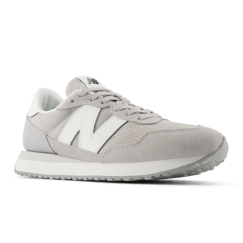 Sneakers New Balance 237 da uomo in pelle scamosciata grigia (MS237LGG)