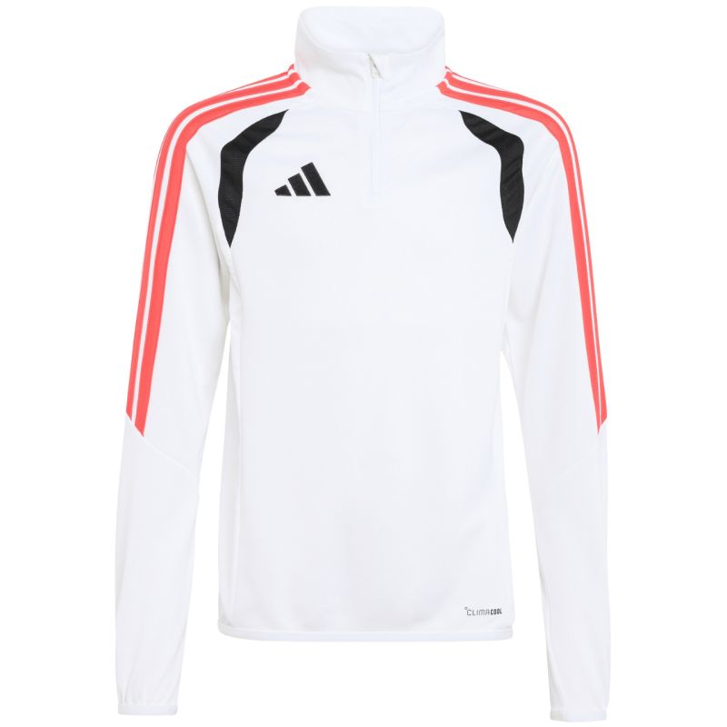Felpa adidas Tiro 23 League Training Top Bambino Bianco, Nero e Rosso KR0370