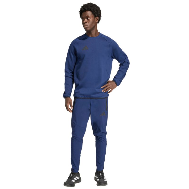Felpa girocollo da uomo adidas Tiro 26 Travel blu navy KD1145