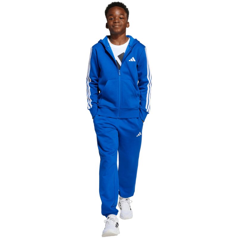 adidas Essentials Full-Zip Hoodie per Bambini Blu JY4977
