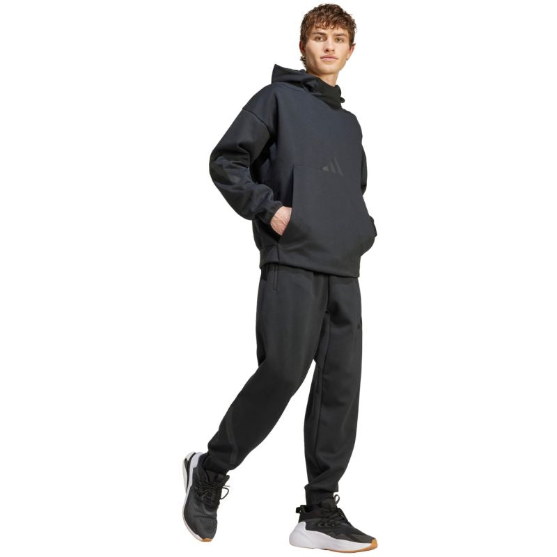 Felpa con cappuccio adidas ZNE da uomo nera JE7537
