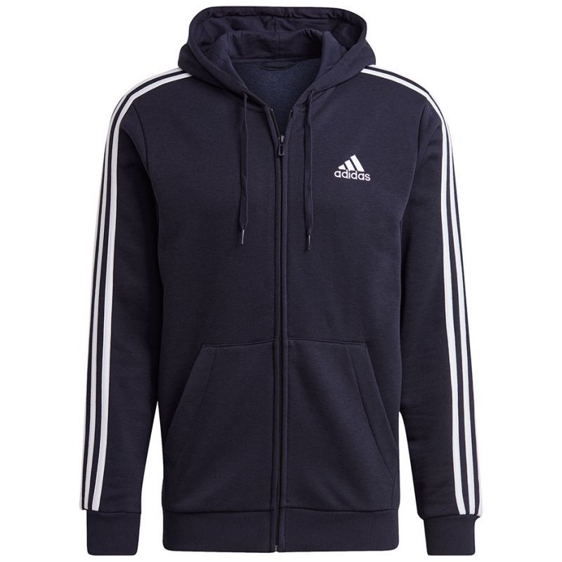 Felpa con cappuccio e zip intera adidas Essentials M GK9053
