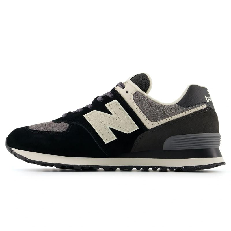 New Balance U574 lifestyle black unisex sneakers (U574SBK)