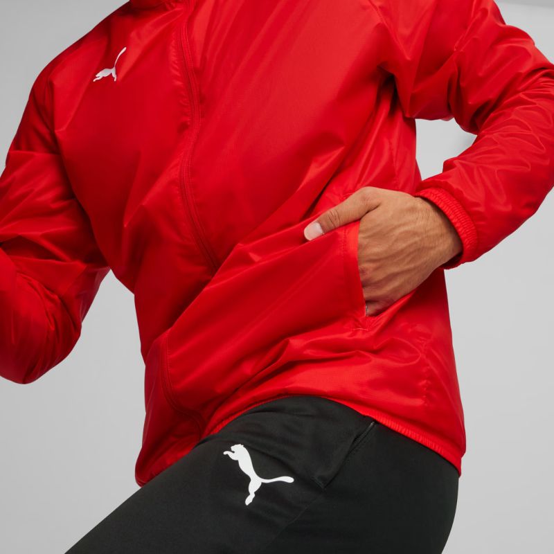 Giacca Puma Team Goal All Weather da uomo rossa 659038 01