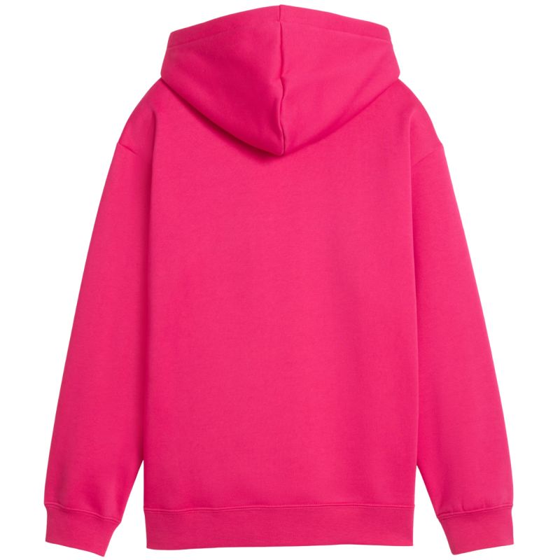 Puma ESS Centered Cat Logo Relaxed Hoodie for Kids Fuchsia 692973 59