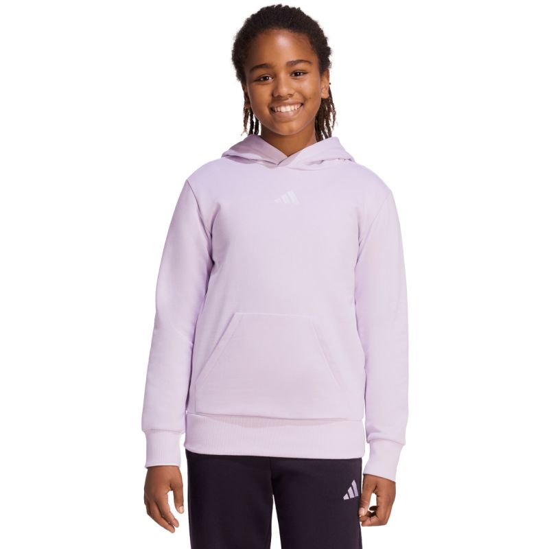 Felpa con cappuccio adidas Essentials da bambino viola chiaro KS0366