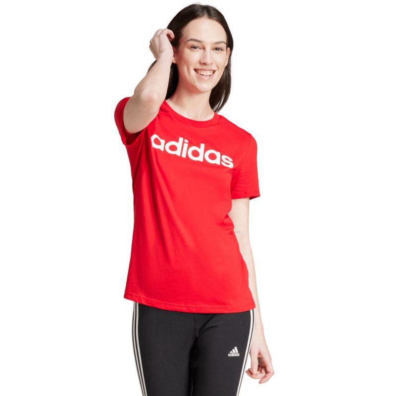 adidas T-shirt Loungewear Essentials Slim Logo donna IY9189