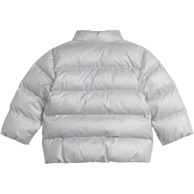 Giacca per bambini Adidas Synthetic Down Glam Silver JM8870