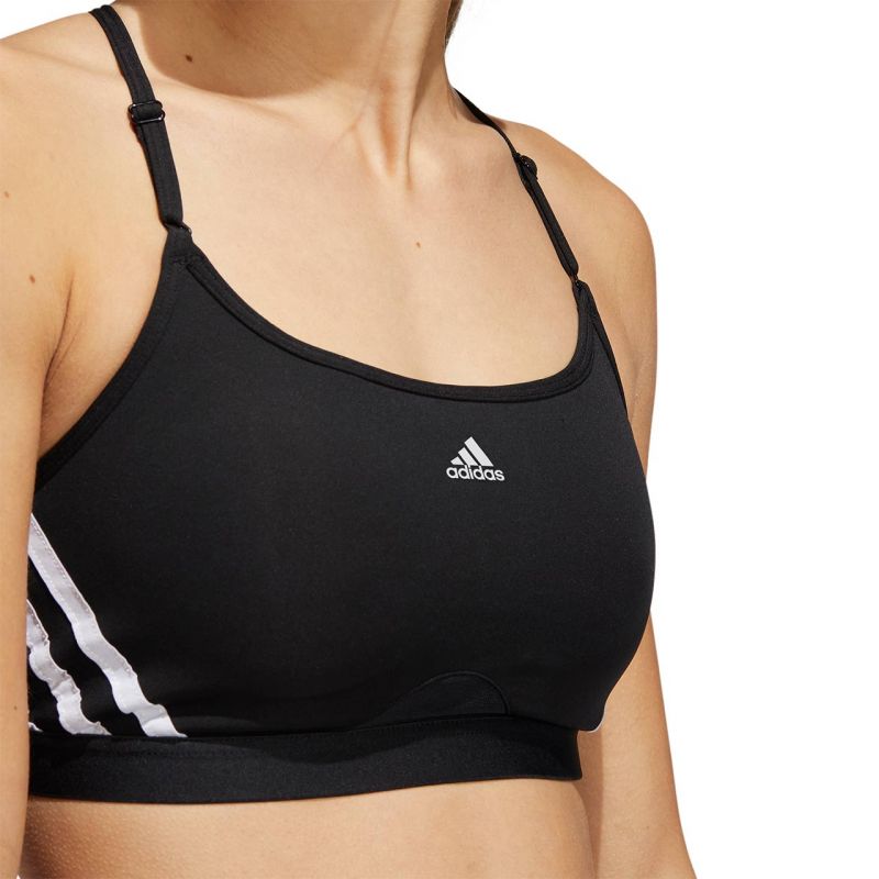 adidas Aeroreact Training Light-Support 3-Stripes Bra W HC7862