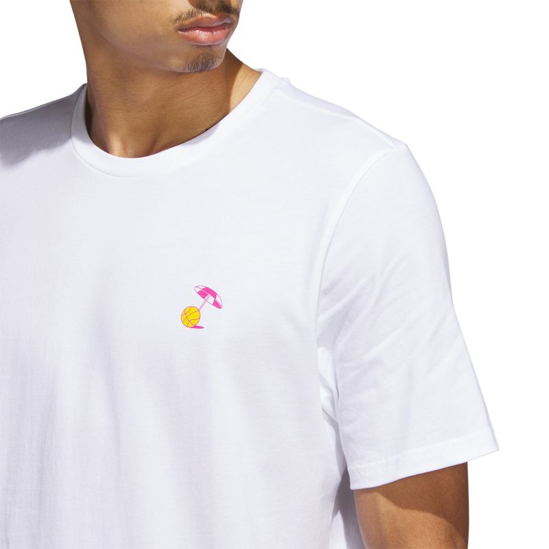 T-shirt da basket a maniche corte Adidas Lil Stripe Spring Break Graphic M IC1868