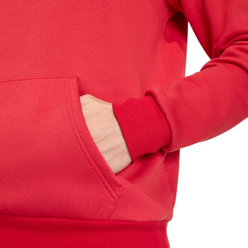 Felpa con cappuccio adidas Entrada 26 da uomo rossa JZ6576