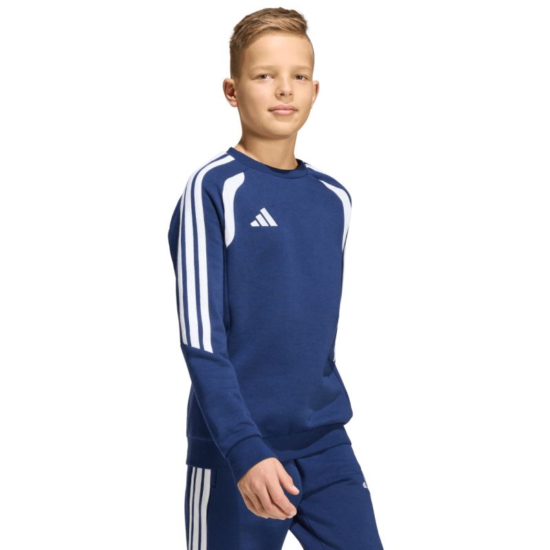 Felpa adidas Tiro 23 League Girocollo Blu Navy KF5821 per Bambini