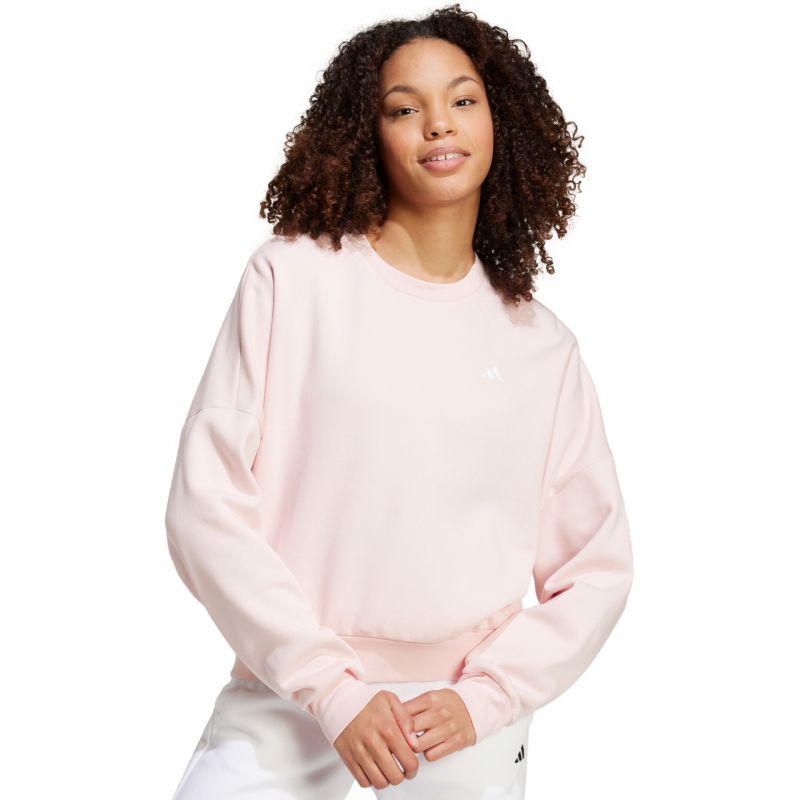 Felpa adidas Essentials Small Logo Feel Cozy da donna IX7954