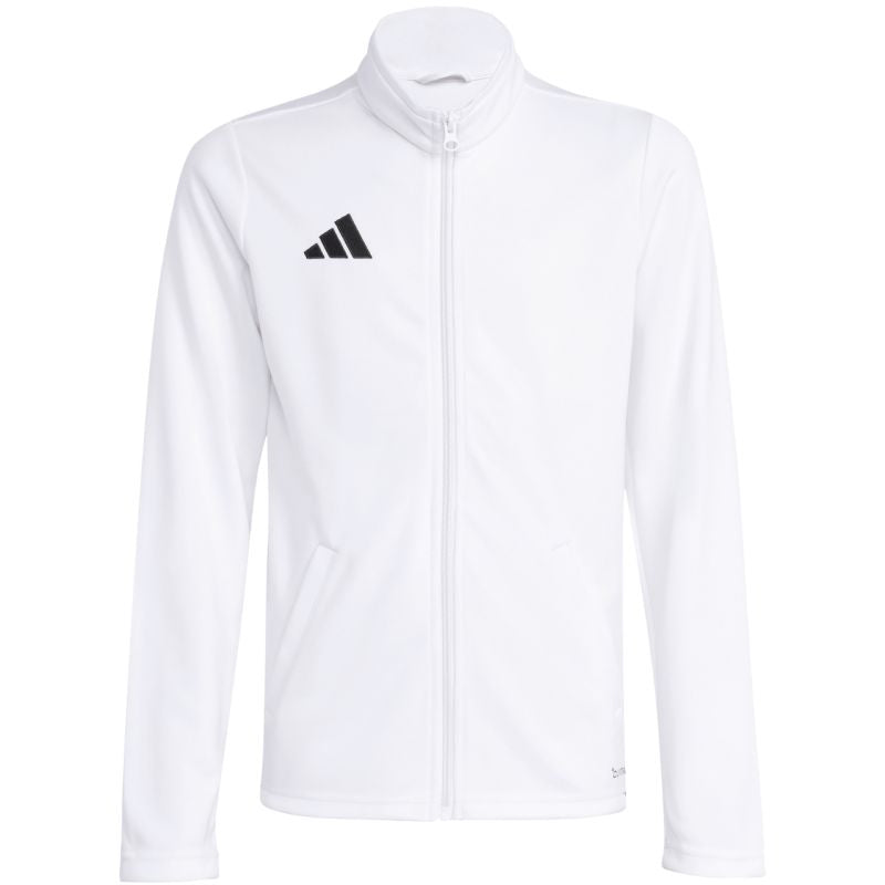 Felpa adidas Entrada 26 Track per bambini, colore bianco JZ6605