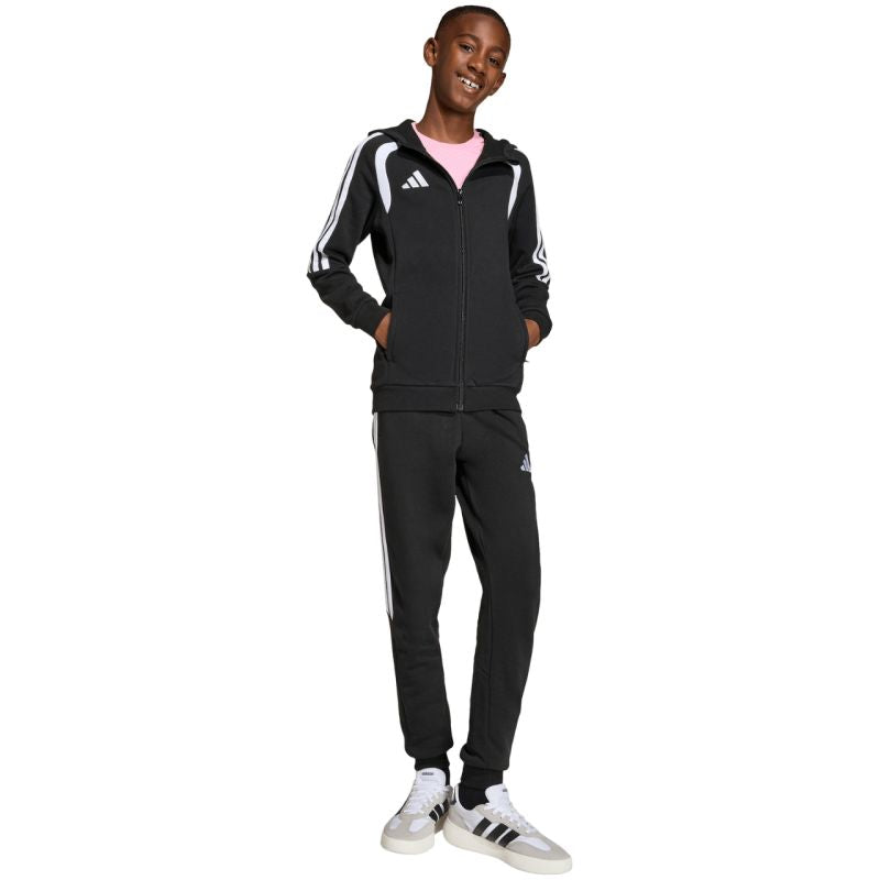 adidas Tiro 26 League Sweat Full Zip Hoodie for Kids Black KF3324