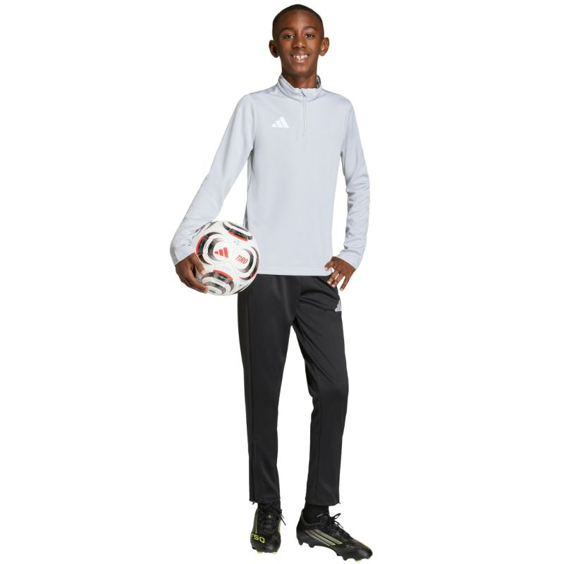 Felpa bambino adidas Entrada 26 Training Top grigio chiaro JZ6637