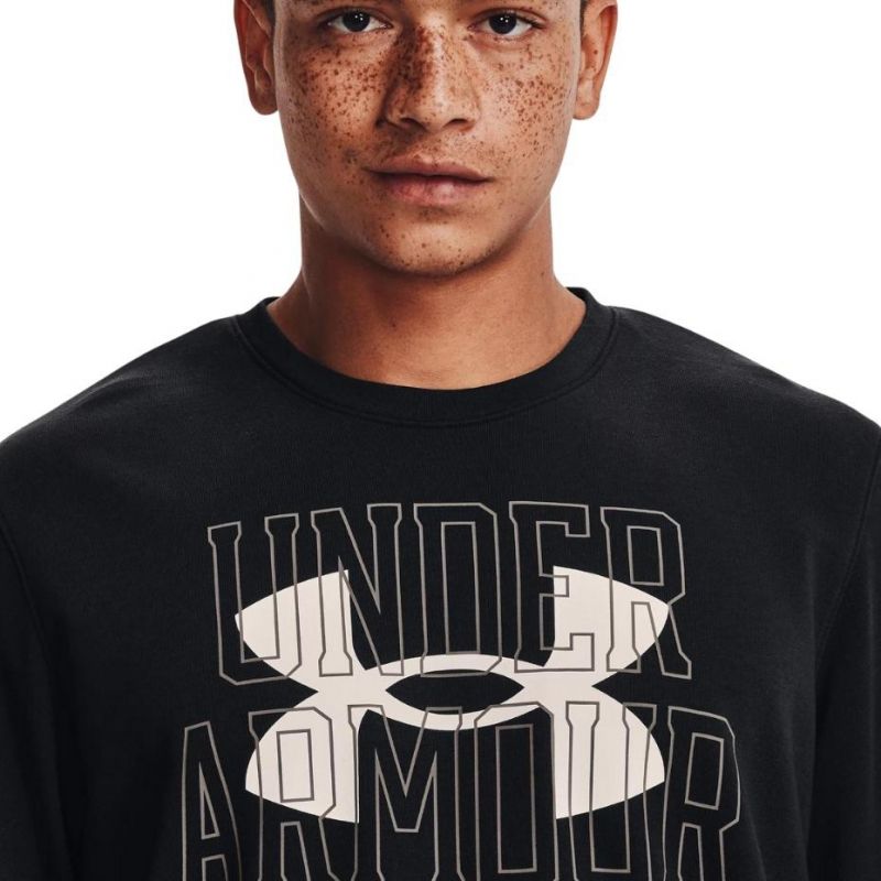 Under Armor UA Rival Terry Logo Crew M 1370391 001 sweatshirt