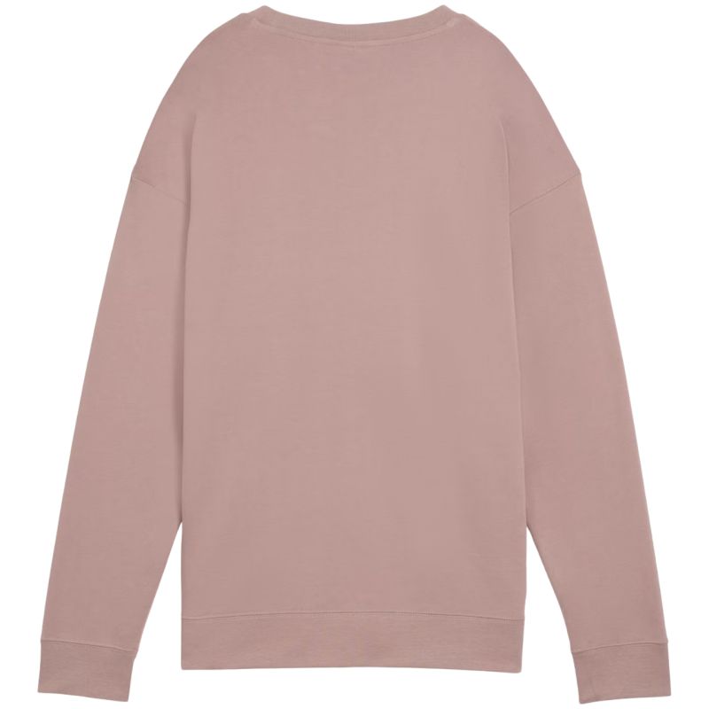 Puma ESS Small No. 11 Logo Relaxed Crew Felpa Donna Rosa 684975 88
