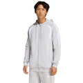 Felpa con cappuccio e zip intera adidas Tiro 26 League da uomo Grigia KF3319