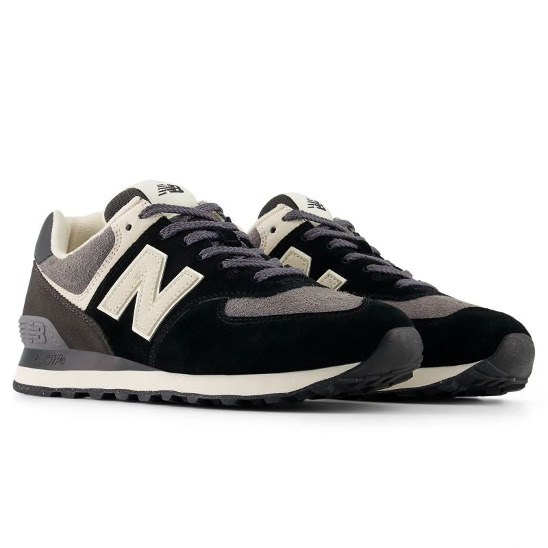 New Balance U574 lifestyle black unisex sneakers (U574SBK)