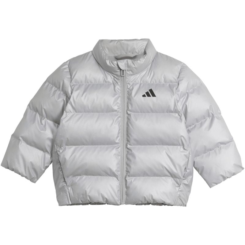Giacca per bambini Adidas Synthetic Down Glam Silver JM8870