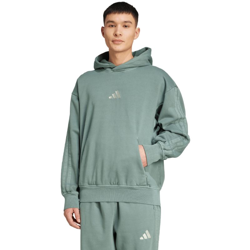Men's adidas sweatshirt A SZN W FL HD green JL6538